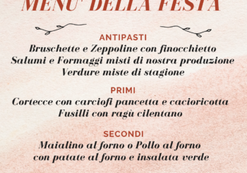 1 Maggio: Il Pranzo della Festa